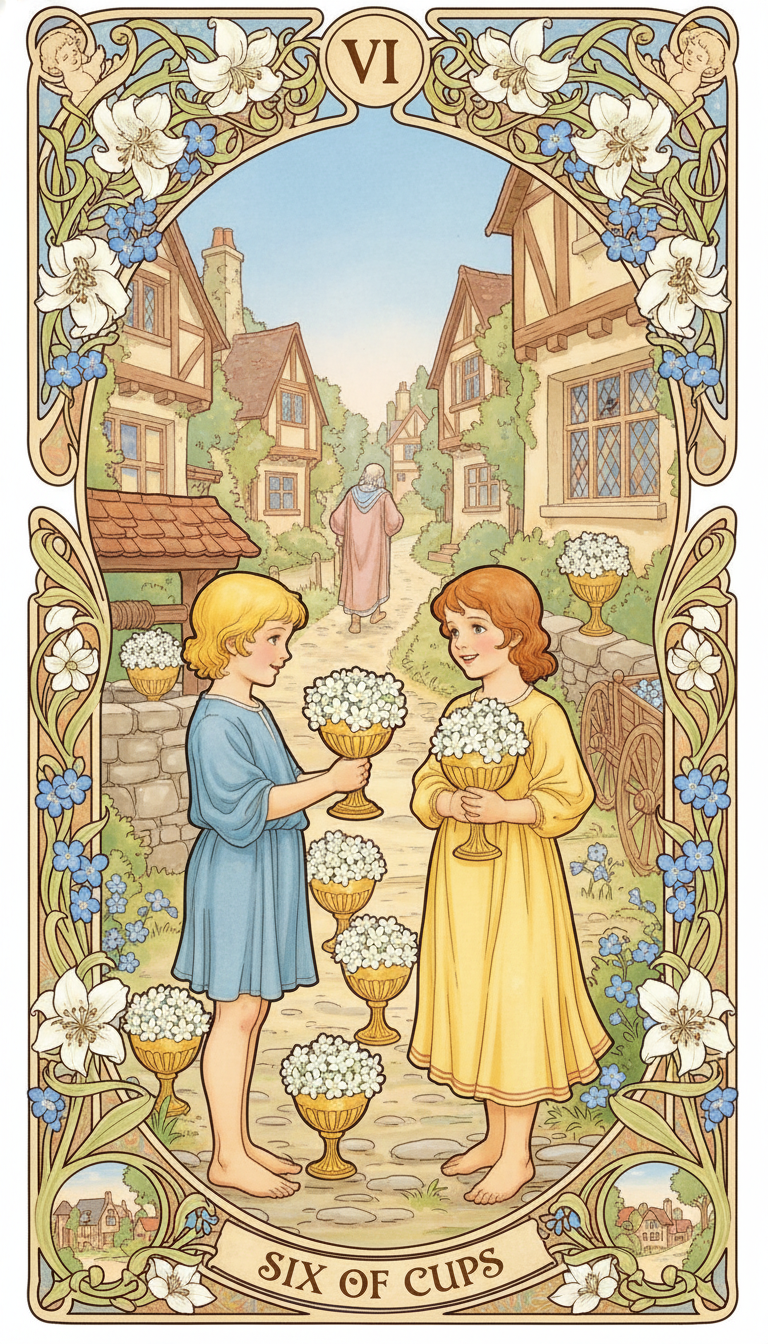 Six of Cups tarot card